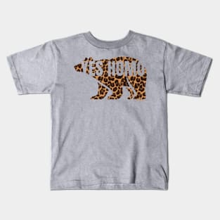 Yes Homo Leopard Print Bear | BearlyBrand Kids T-Shirt